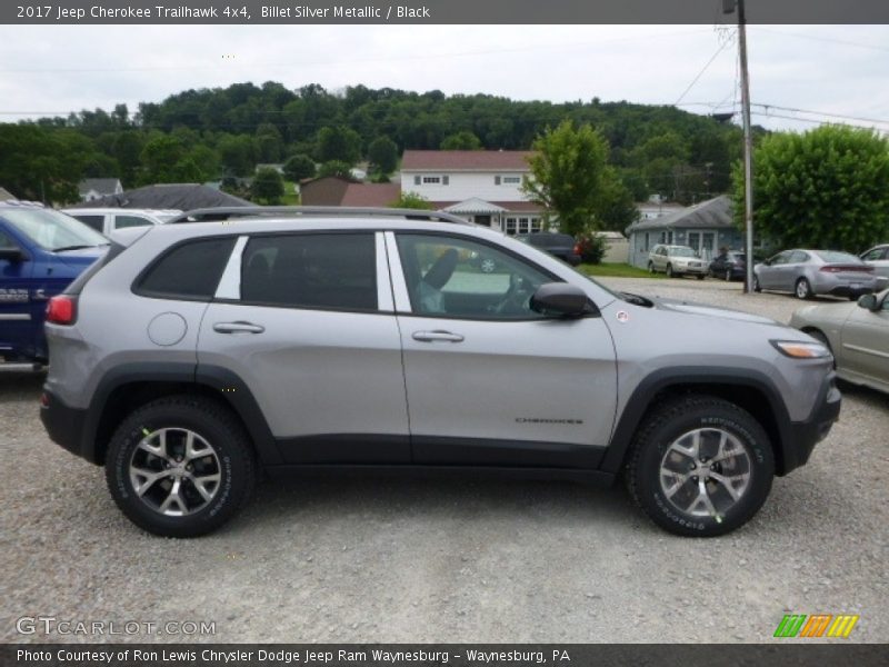 Billet Silver Metallic / Black 2017 Jeep Cherokee Trailhawk 4x4