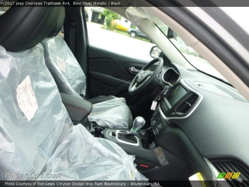 Billet Silver Metallic / Black 2017 Jeep Cherokee Trailhawk 4x4