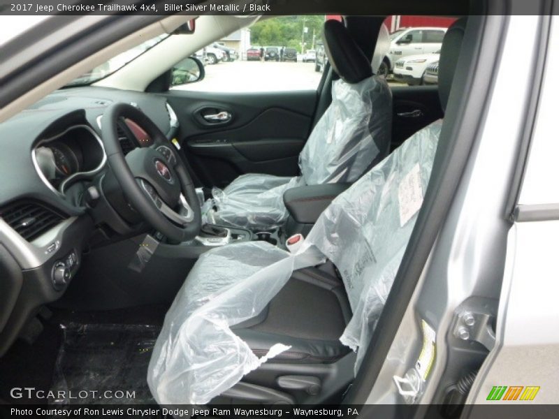 Billet Silver Metallic / Black 2017 Jeep Cherokee Trailhawk 4x4