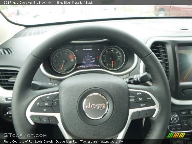 Billet Silver Metallic / Black 2017 Jeep Cherokee Trailhawk 4x4