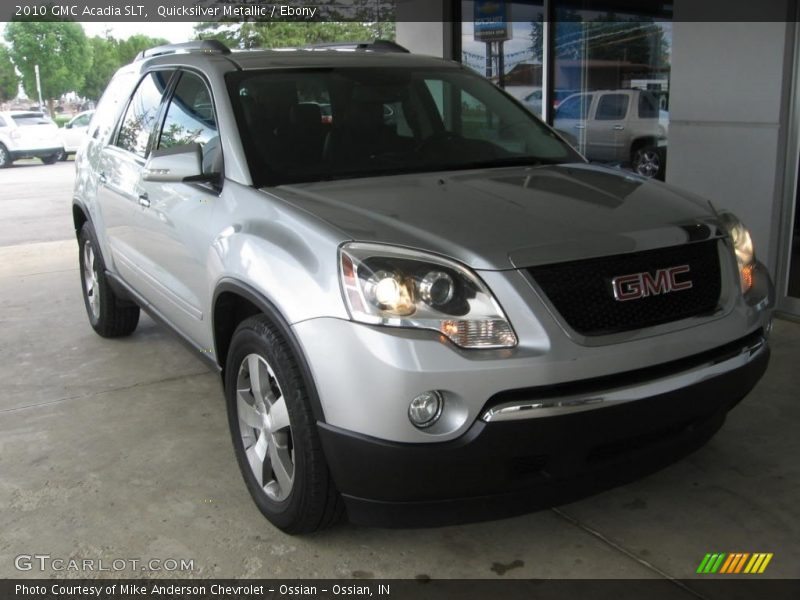 Quicksilver Metallic / Ebony 2010 GMC Acadia SLT