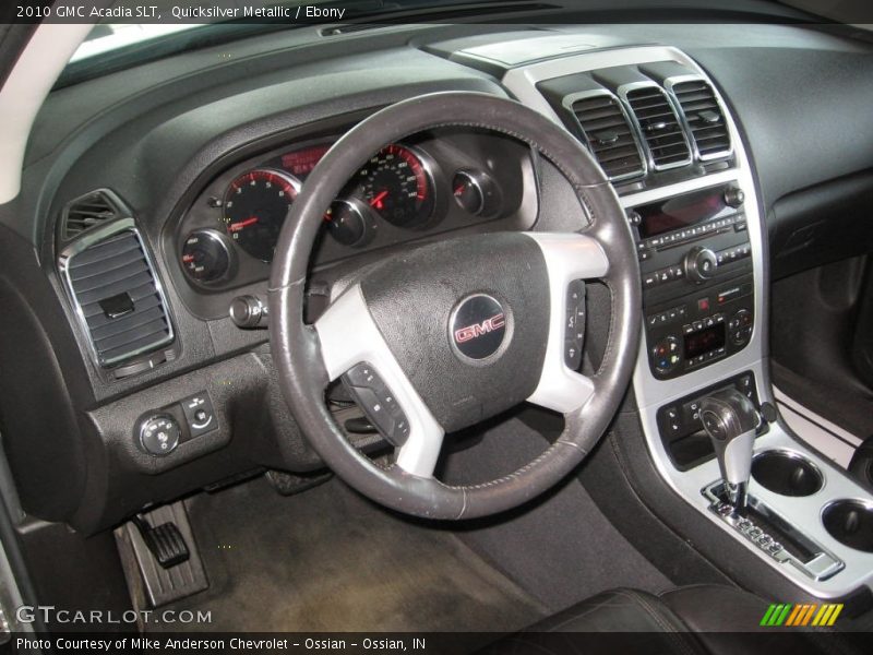 Quicksilver Metallic / Ebony 2010 GMC Acadia SLT