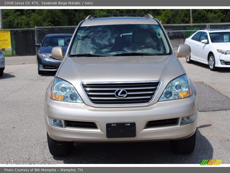 Savannah Beige Metallic / Ivory 2008 Lexus GX 470