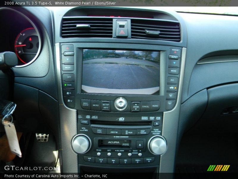 White Diamond Pearl / Ebony/Silver 2008 Acura TL 3.5 Type-S