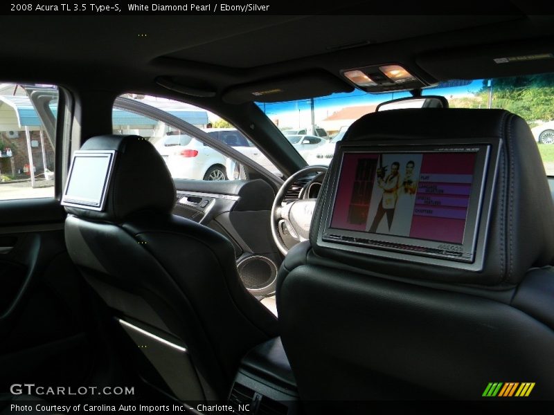 White Diamond Pearl / Ebony/Silver 2008 Acura TL 3.5 Type-S