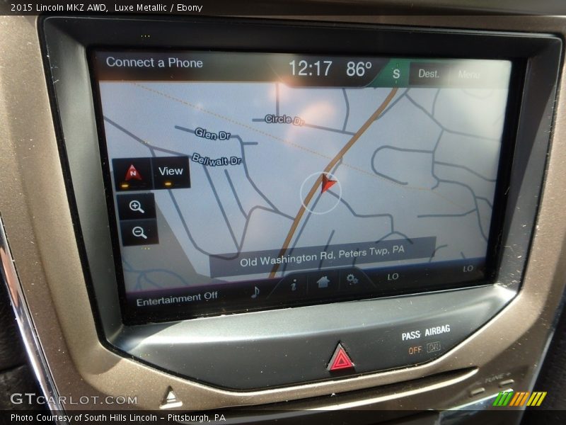 Luxe Metallic / Ebony 2015 Lincoln MKZ AWD