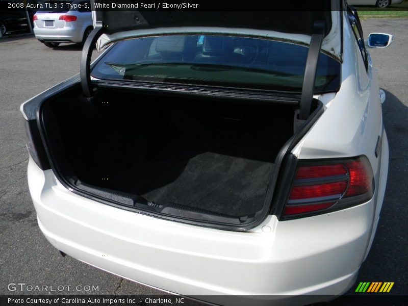 White Diamond Pearl / Ebony/Silver 2008 Acura TL 3.5 Type-S