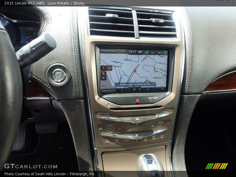 Luxe Metallic / Ebony 2015 Lincoln MKZ AWD