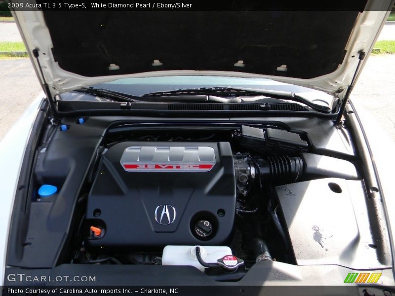 White Diamond Pearl / Ebony/Silver 2008 Acura TL 3.5 Type-S