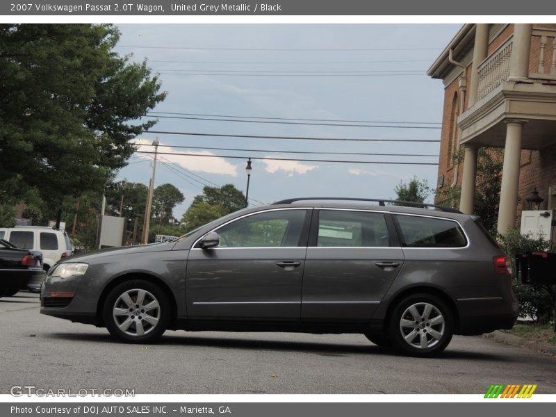 United Grey Metallic / Black 2007 Volkswagen Passat 2.0T Wagon