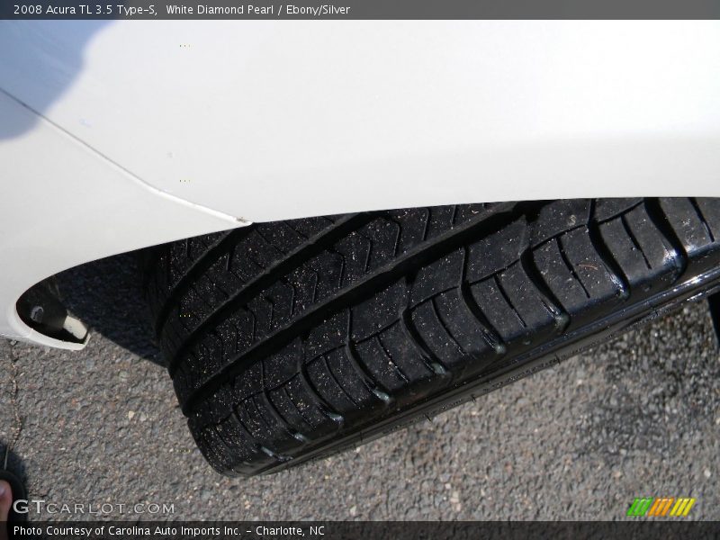 White Diamond Pearl / Ebony/Silver 2008 Acura TL 3.5 Type-S