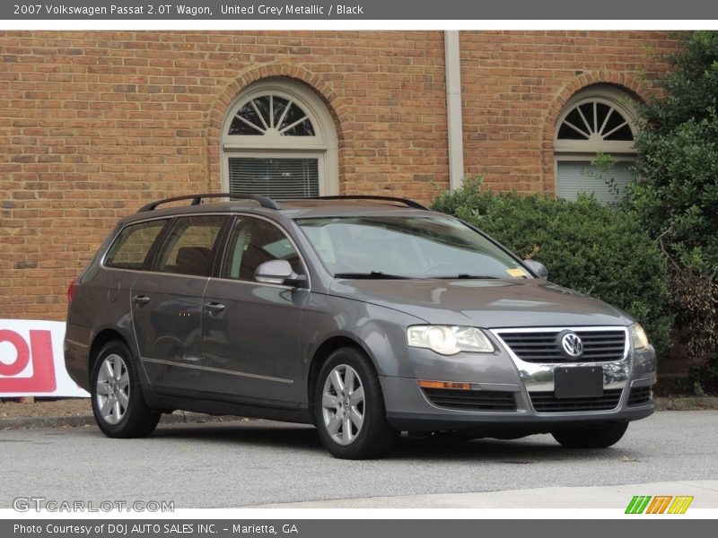 United Grey Metallic / Black 2007 Volkswagen Passat 2.0T Wagon