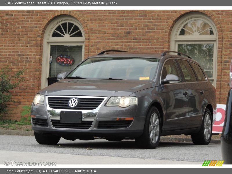 United Grey Metallic / Black 2007 Volkswagen Passat 2.0T Wagon