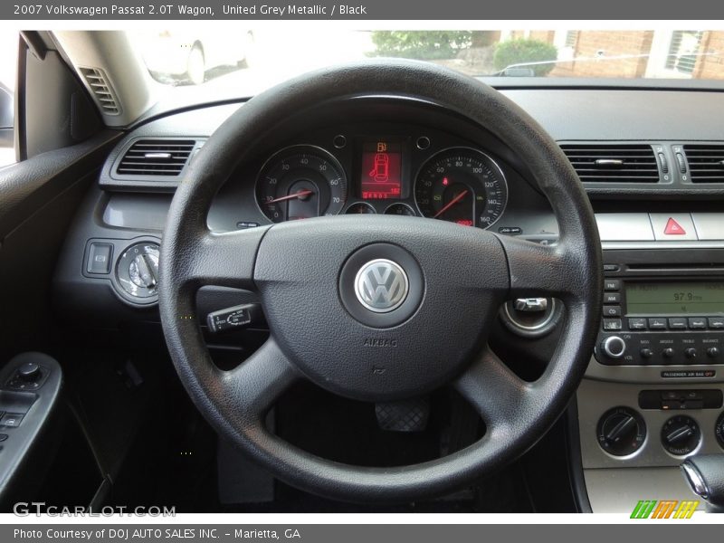 United Grey Metallic / Black 2007 Volkswagen Passat 2.0T Wagon