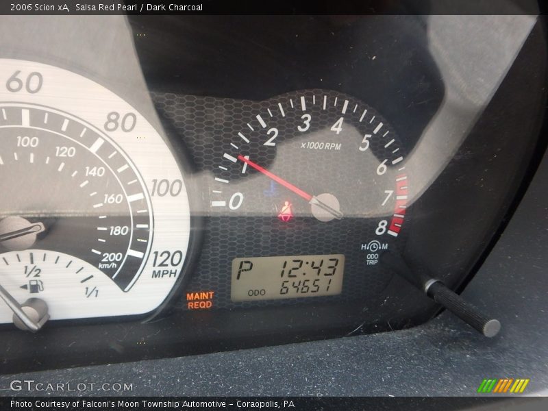 Salsa Red Pearl / Dark Charcoal 2006 Scion xA