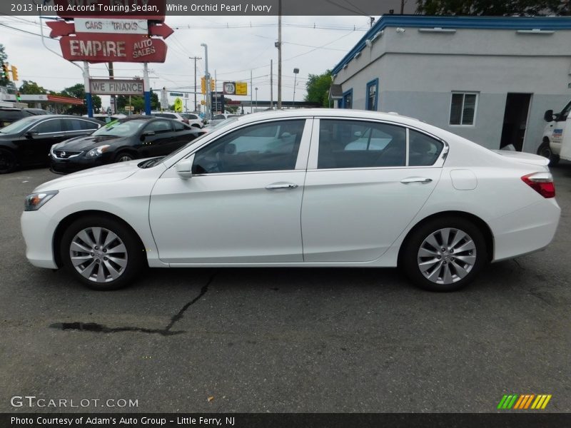 White Orchid Pearl / Ivory 2013 Honda Accord Touring Sedan