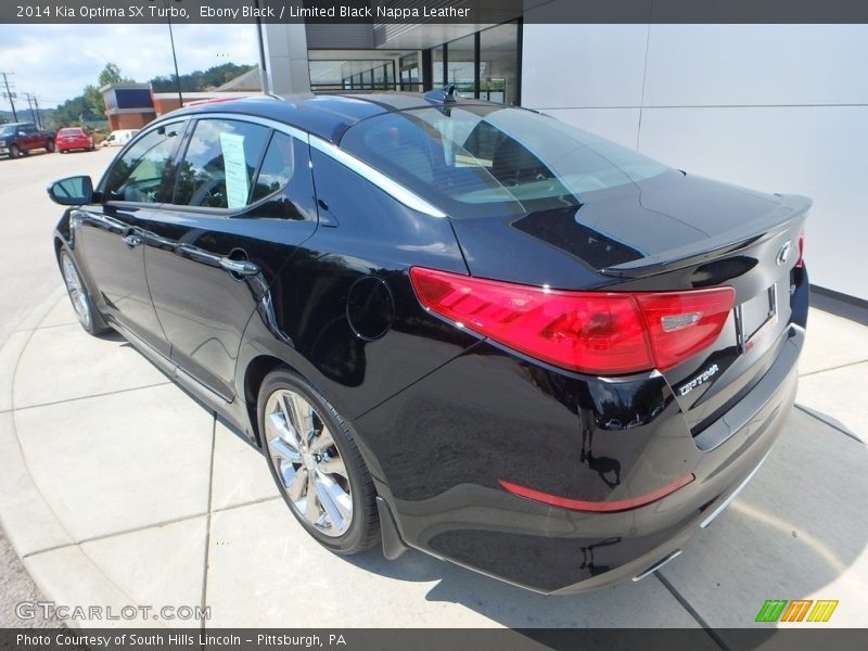 Ebony Black / Limited Black Nappa Leather 2014 Kia Optima SX Turbo