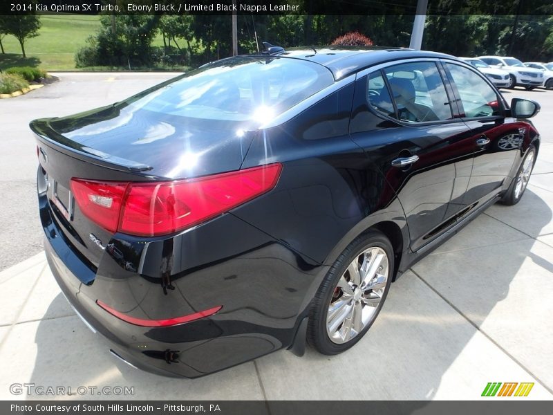 Ebony Black / Limited Black Nappa Leather 2014 Kia Optima SX Turbo