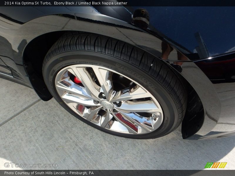 Ebony Black / Limited Black Nappa Leather 2014 Kia Optima SX Turbo