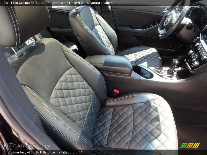 Ebony Black / Limited Black Nappa Leather 2014 Kia Optima SX Turbo