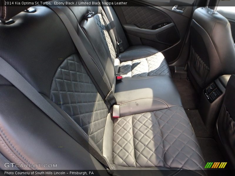 Ebony Black / Limited Black Nappa Leather 2014 Kia Optima SX Turbo