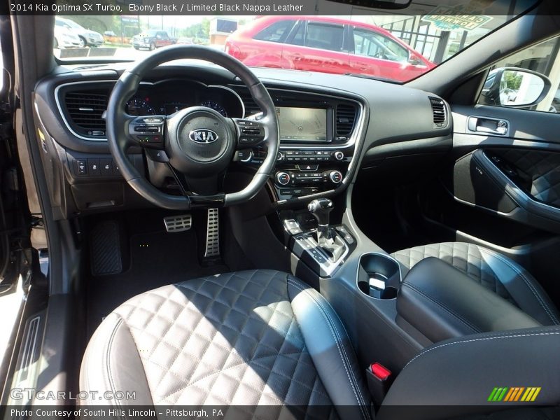 Ebony Black / Limited Black Nappa Leather 2014 Kia Optima SX Turbo