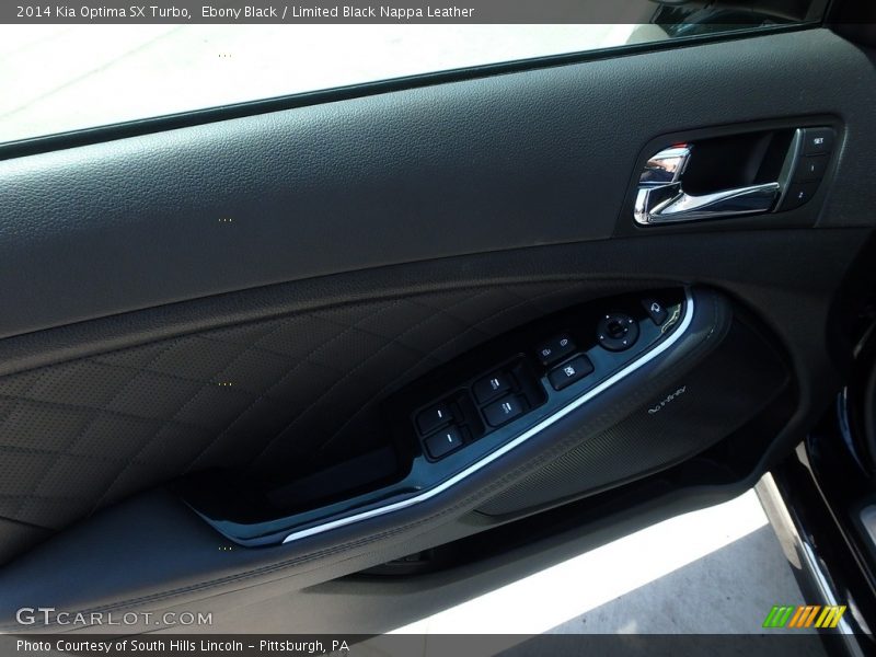 Ebony Black / Limited Black Nappa Leather 2014 Kia Optima SX Turbo