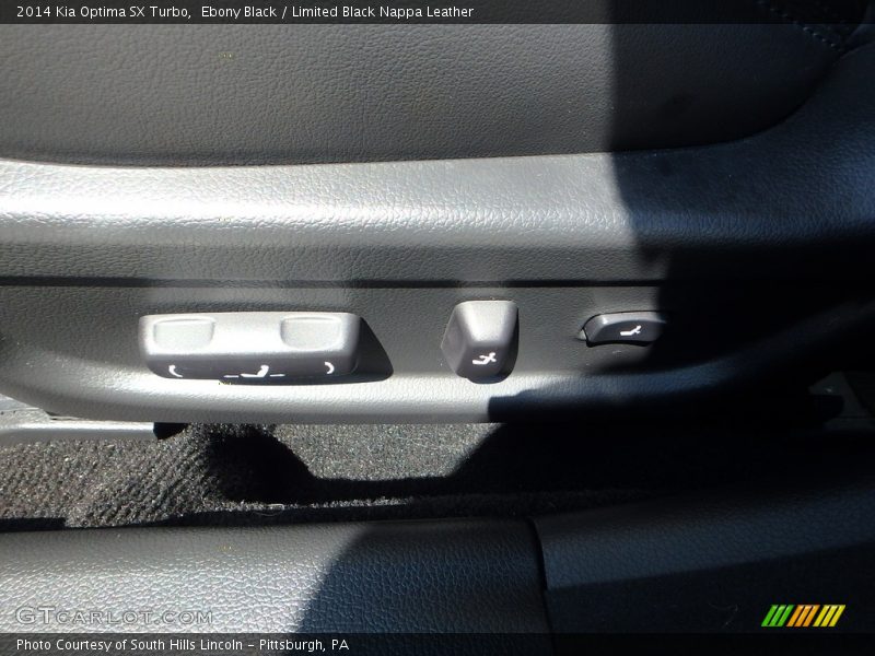 Ebony Black / Limited Black Nappa Leather 2014 Kia Optima SX Turbo
