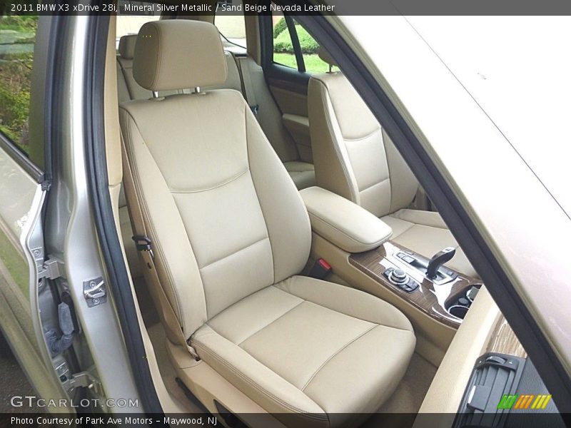 Front Seat of 2011 X3 xDrive 28i
