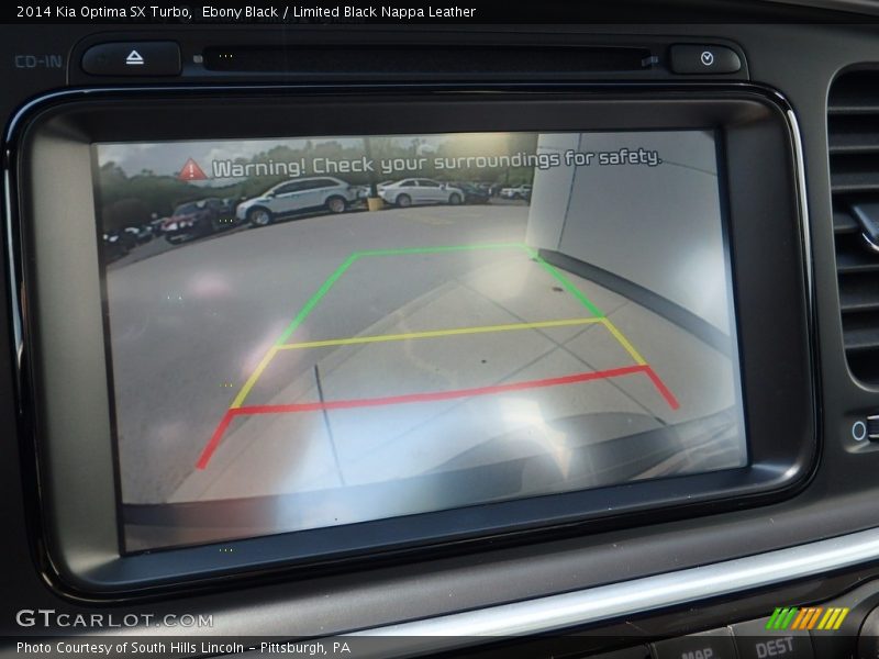 Ebony Black / Limited Black Nappa Leather 2014 Kia Optima SX Turbo