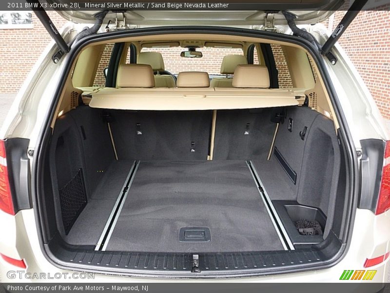  2011 X3 xDrive 28i Trunk