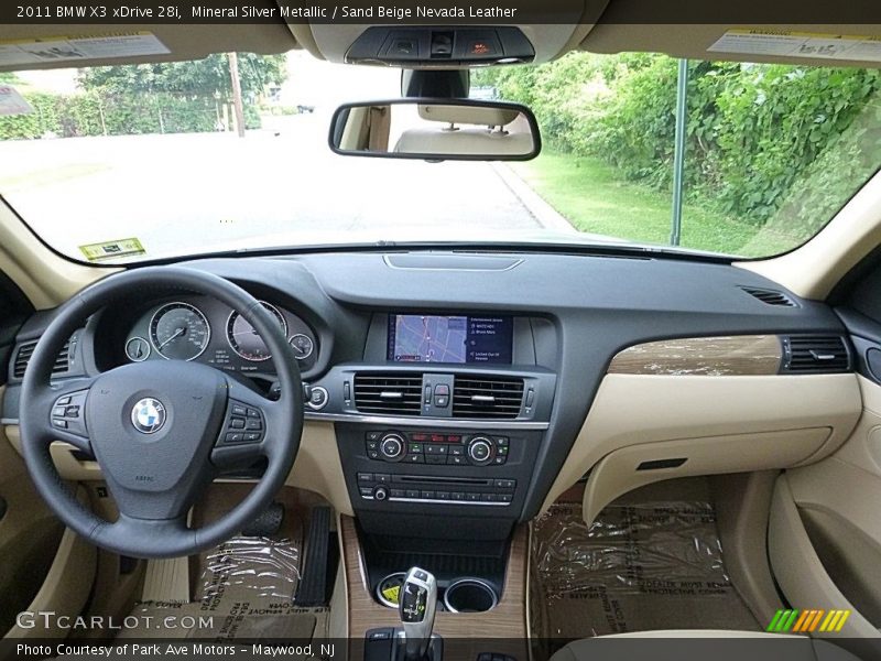 Dashboard of 2011 X3 xDrive 28i
