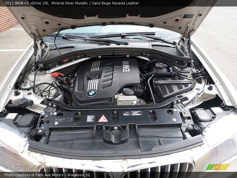  2011 X3 xDrive 28i Engine - 3.0 Liter DOHC 24-Valve VVT Inline 6 Cylinder