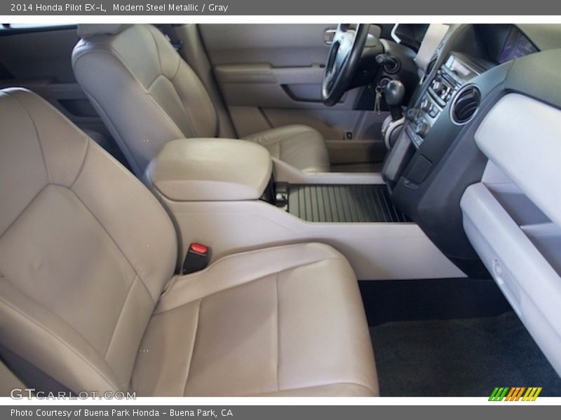 Modern Steel Metallic / Gray 2014 Honda Pilot EX-L