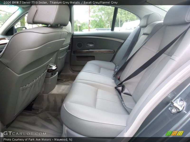 Titanium Grey Metallic / Basalt Grey/Flannel Grey 2006 BMW 7 Series 750i Sedan