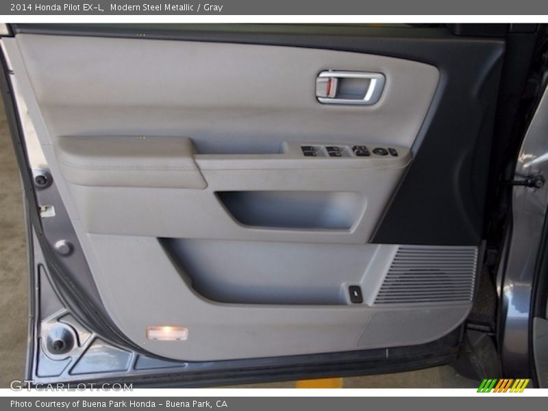 Modern Steel Metallic / Gray 2014 Honda Pilot EX-L