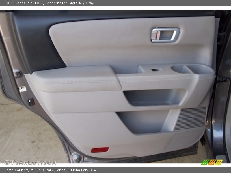 Modern Steel Metallic / Gray 2014 Honda Pilot EX-L