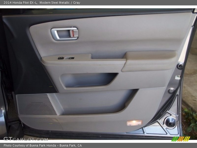 Modern Steel Metallic / Gray 2014 Honda Pilot EX-L