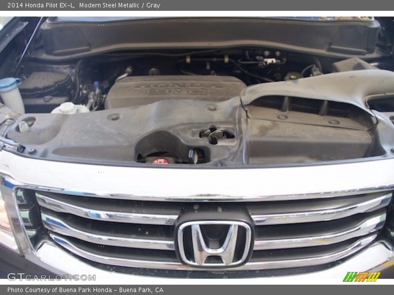 Modern Steel Metallic / Gray 2014 Honda Pilot EX-L