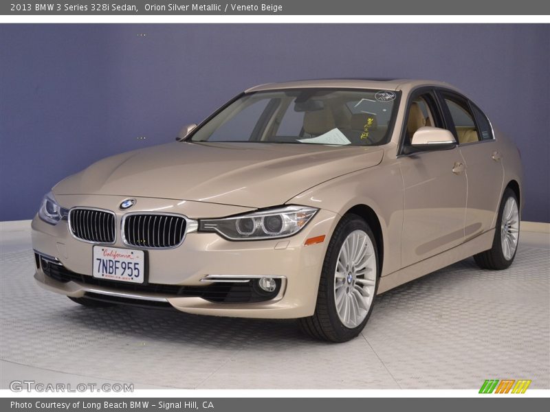 Orion Silver Metallic / Veneto Beige 2013 BMW 3 Series 328i Sedan