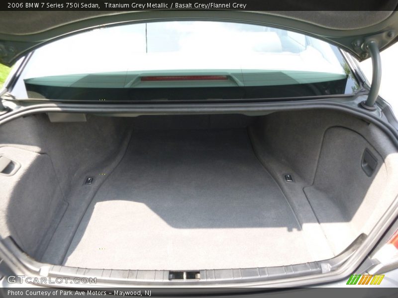 Titanium Grey Metallic / Basalt Grey/Flannel Grey 2006 BMW 7 Series 750i Sedan