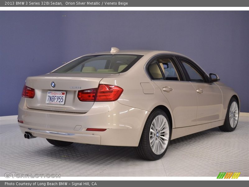 Orion Silver Metallic / Veneto Beige 2013 BMW 3 Series 328i Sedan