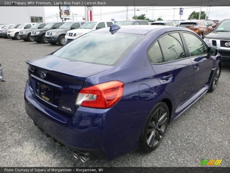 Lapis Blue Pearl / Carbon Black 2017 Subaru WRX Premium