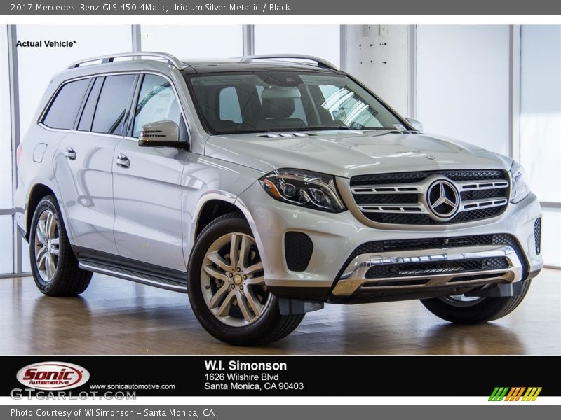 Iridium Silver Metallic / Black 2017 Mercedes-Benz GLS 450 4Matic