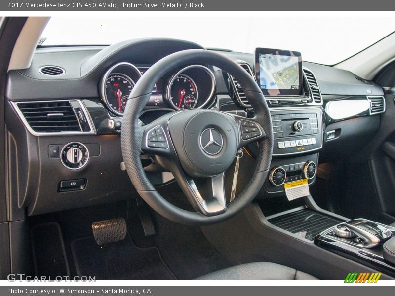 Iridium Silver Metallic / Black 2017 Mercedes-Benz GLS 450 4Matic