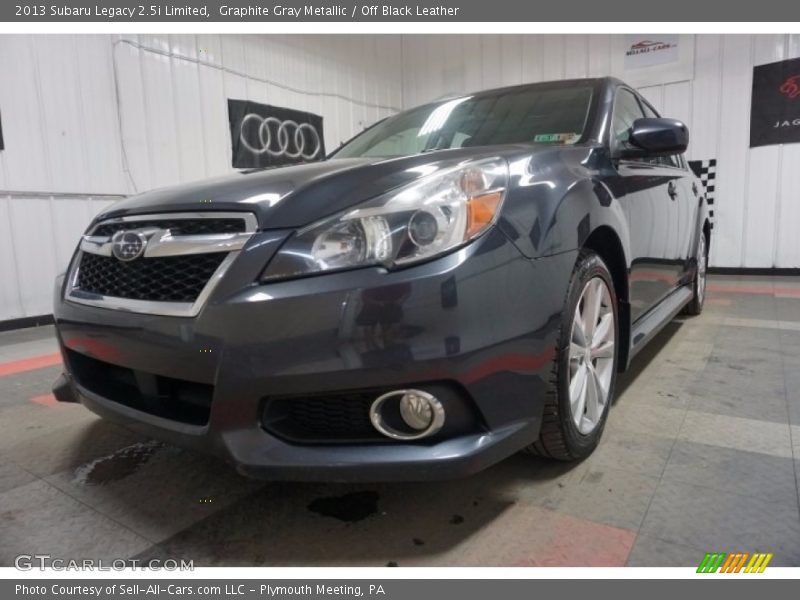 Graphite Gray Metallic / Off Black Leather 2013 Subaru Legacy 2.5i Limited