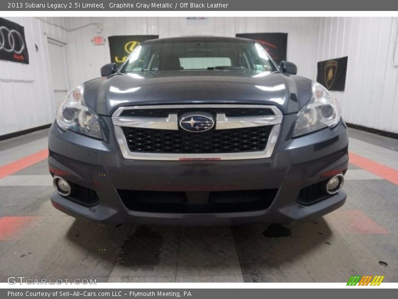 Graphite Gray Metallic / Off Black Leather 2013 Subaru Legacy 2.5i Limited