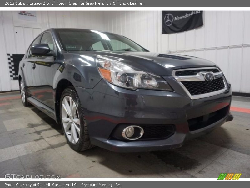 Graphite Gray Metallic / Off Black Leather 2013 Subaru Legacy 2.5i Limited