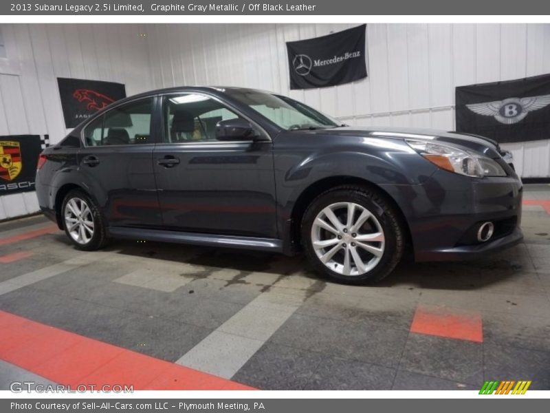 Graphite Gray Metallic / Off Black Leather 2013 Subaru Legacy 2.5i Limited