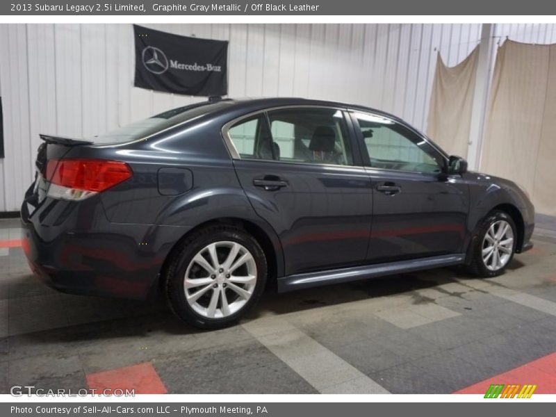 Graphite Gray Metallic / Off Black Leather 2013 Subaru Legacy 2.5i Limited